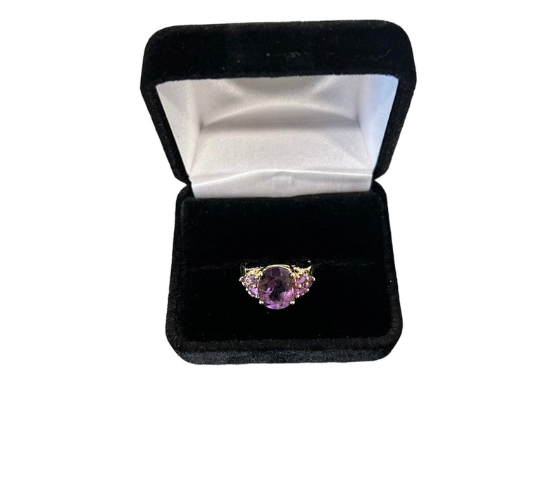 14kg Amethyst Ring Size 8.5 - Bratton House Antiques