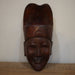 Antique Japanese Carved Wooden Wall Mask - Bratton's Uniques & Antiques