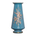 Blue Glass Vase with Large Flowers Design - Bratton House
