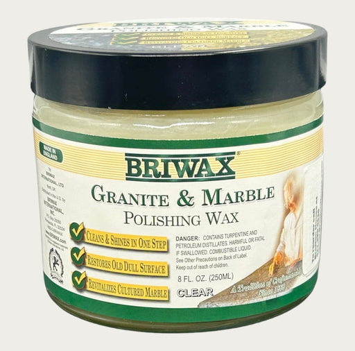 Briwax 8oz- Granite & Marble Polishing Wax - Bratton's Uniques & Antiques