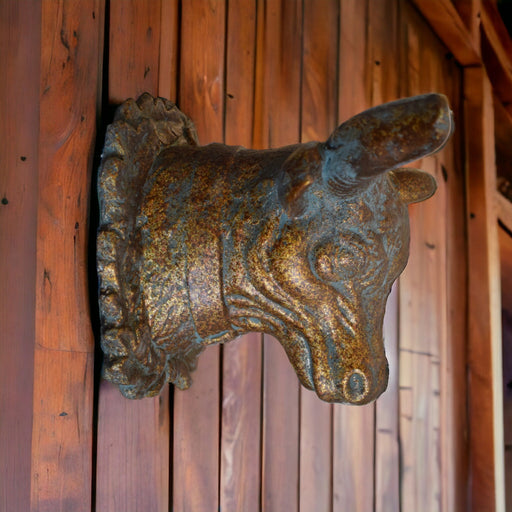 Cow Head with Wreath - Bratton House