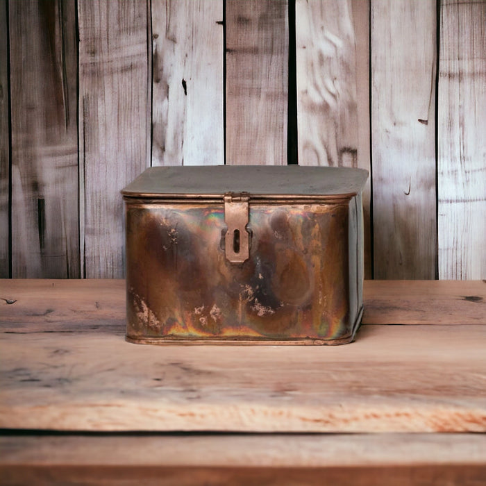 Decorative Metal Box with Burnt Copper Finish (Single Box) - Bratton House