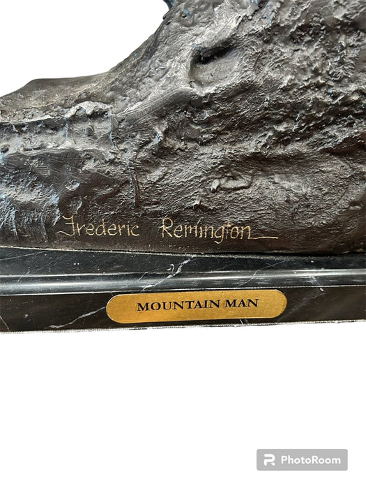 Frederic Remington "Mountain Man" Bronze Sculpture - Bratton House Antiques