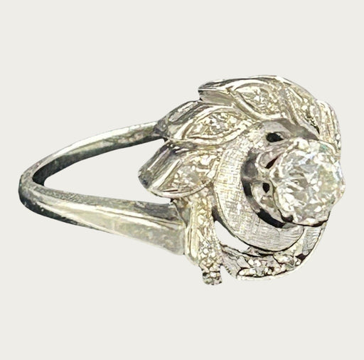 Old European Cut Women's Engagement Ring TM6 - Bratton's Uniques & Antiques