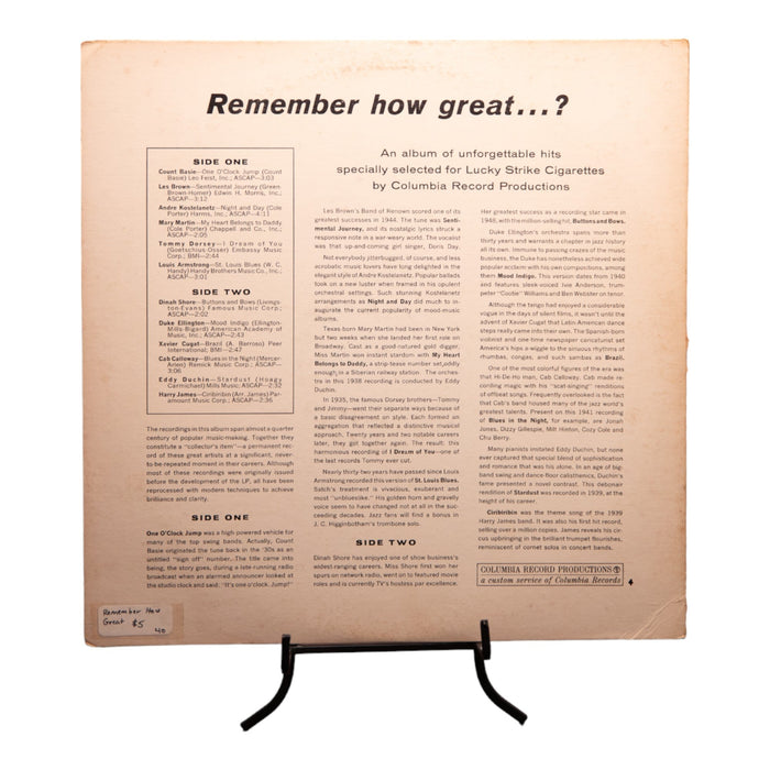 "Remember How Great...?" Vinyl Record - Bratton House