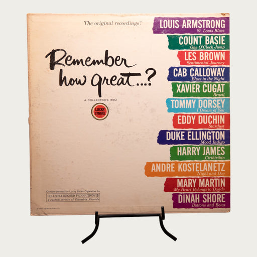 "Remember How Great...?" Vinyl Record - Bratton House