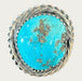 S/S Eli Skeets Kingman Turquoise Ring Sz 6 No. N23 - Bratton's Uniques & Antiques
