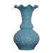 Tall Blue Milk Glass Vase - Bratton House