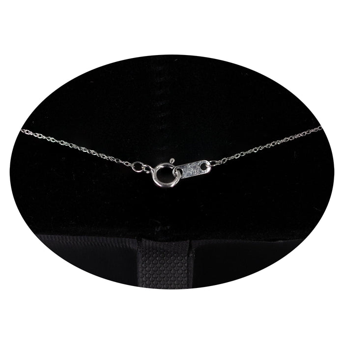 10K White Gold 18" Chain Necklace - Bratton's Uniques & Antiques