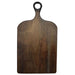 Acacia Wood Rectangle Cutting Board with Black Handle 14.5"x25.5" - Bratton's Uniques & Antiques