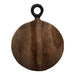 Acacia Wood Round Cutting Board 13.8 Dark Wood - Bratton's Uniques & Antiques