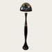 Asian Floor Lamp with Gold Painted Bamboo & Birds - Bratton's Uniques & Antiques