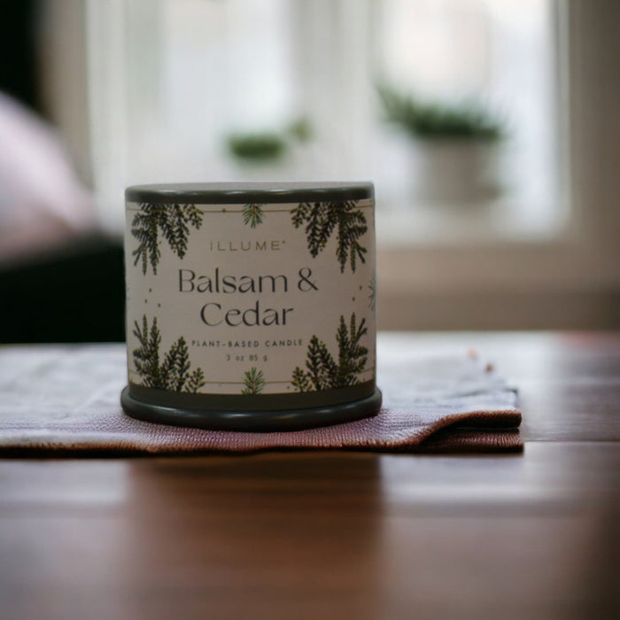 Balsam & Cedar Vanity Tin Candle - Bratton's Uniques & Antiques