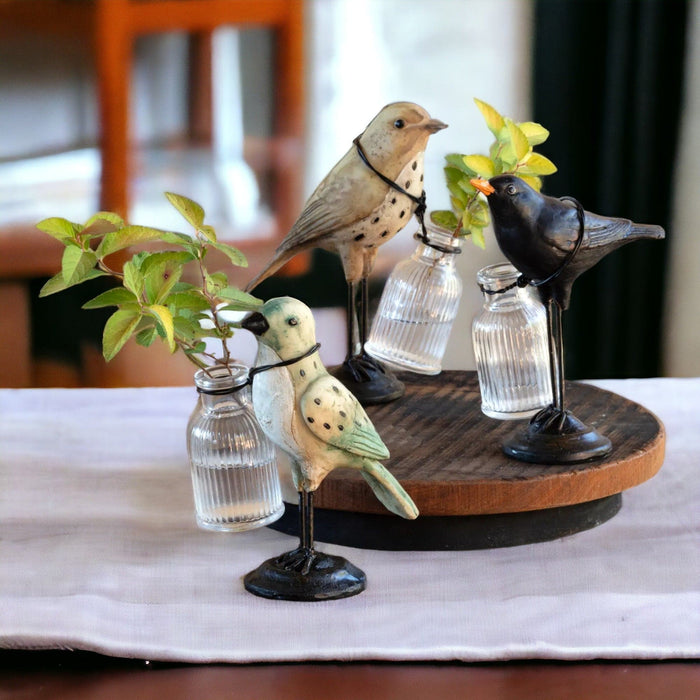 Bird Flower Holder 3 - Bratton's Uniques & Antiques