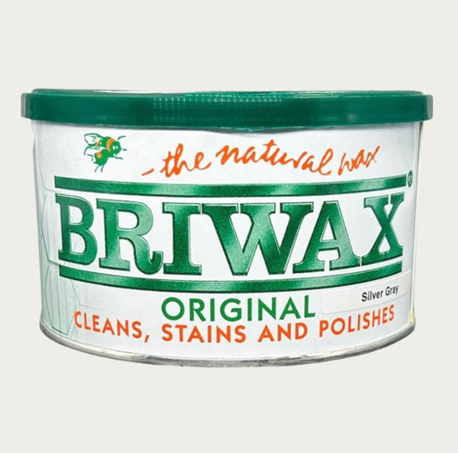 Briwax 16oz- Silver Gray - Bratton's Uniques & Antiques