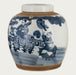 Canton Ginger Jar w/ Three Figures on it - Bratton's Uniques & Antiques