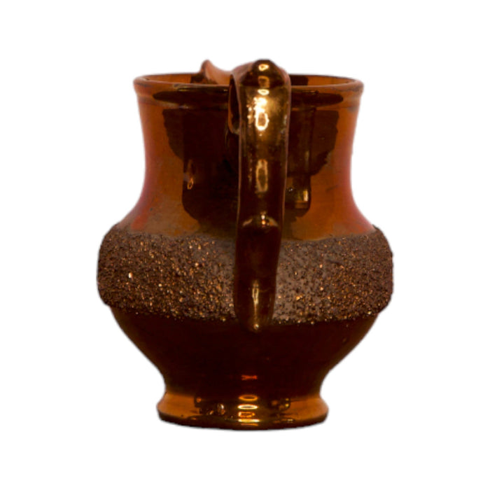 Copper Luster Pitcher with Textured Design - Bratton House