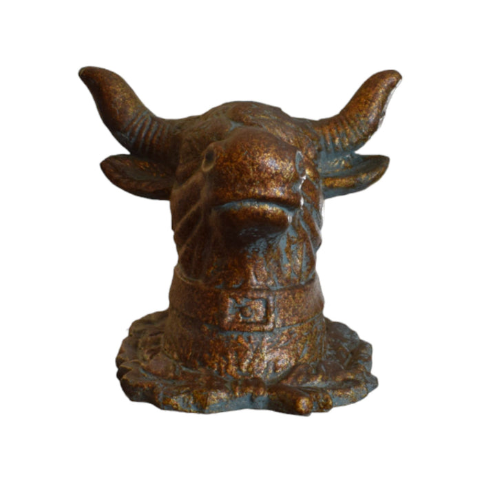 Cow Head with Wreath - Bratton House