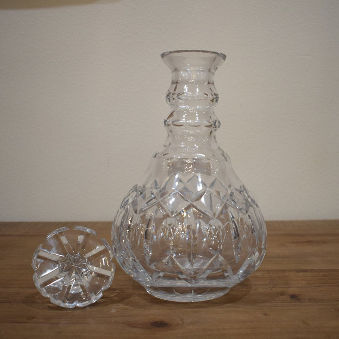 Cut Glass Crystal Decanter - Bratton's Uniques & Antiques