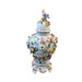 Dresden Hand Painted Porcelain Lidded Urn with Birds & Flowers - Bratton's Uniques & Antiques