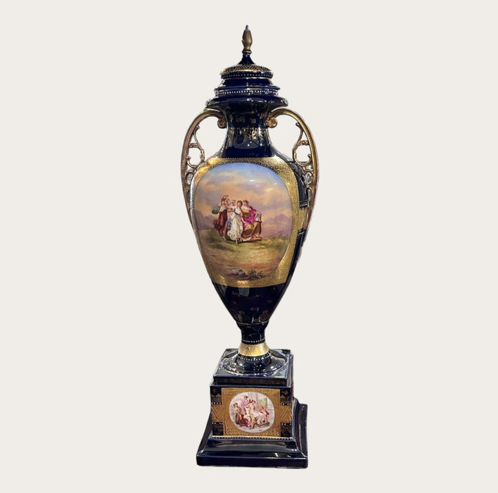 Extra Large Full Bee Hive Kaufmann Austrian Monumental Urn(2723-2) - Bratton's Uniques & Antiques