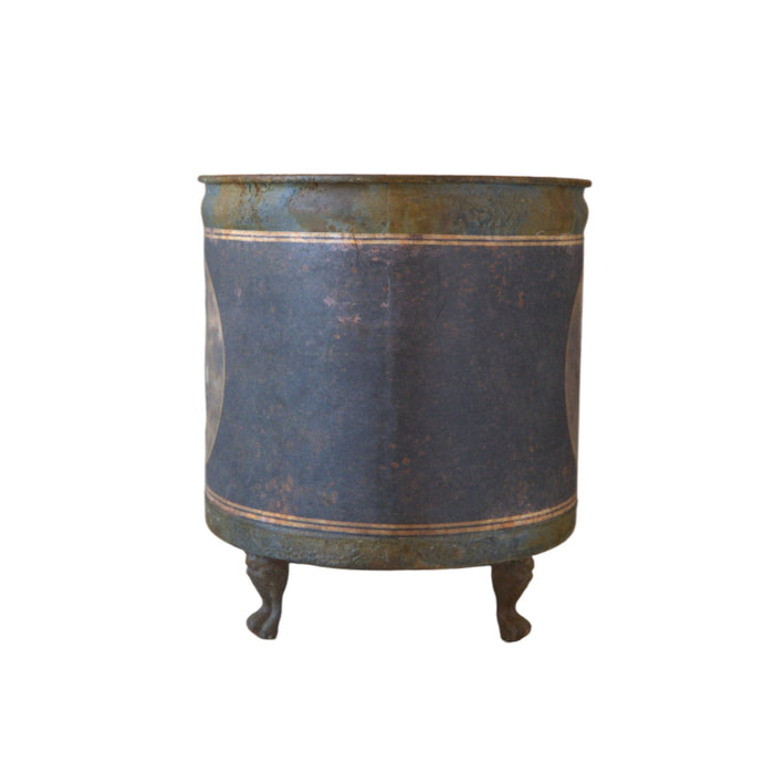 French Farm Onlong Tole Container - Bratton's Uniques & Antiques