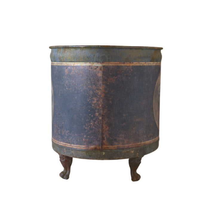 French Farm Onlong Tole Container - Bratton's Uniques & Antiques