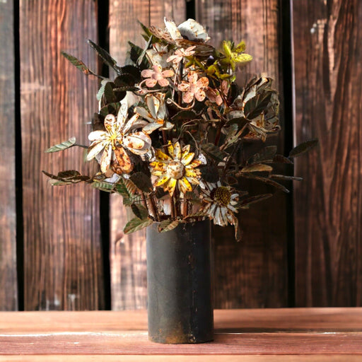 French Wire Flower Bouquet - Bratton's Uniques & Antiques