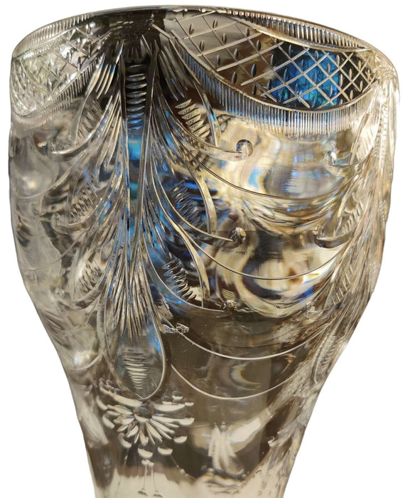 Glass Pairpoint Vase - Bratton House Antiques