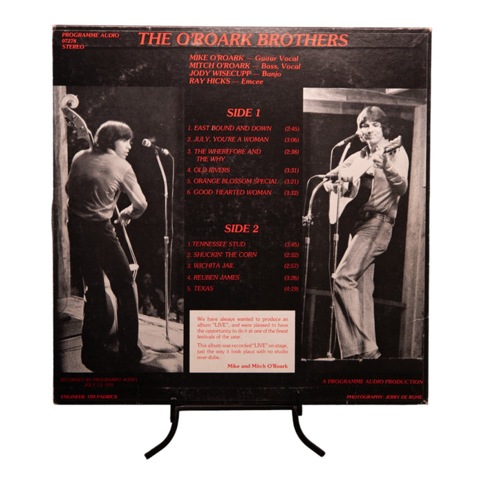 "Mike and Mitch O'Roark and The Freeborn Men - Live" Vinyl Record - Bratton House