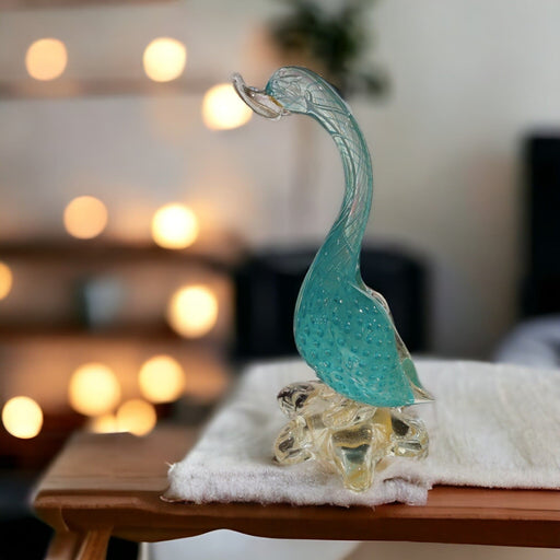 Murano Glass Swan 'Head Up' - Bratton's Uniques & Antiques