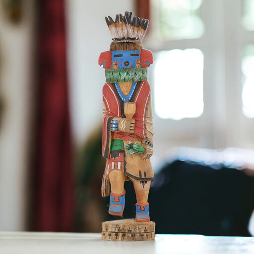 Native American Wooden Statue - Bratton's Uniques & Antiques