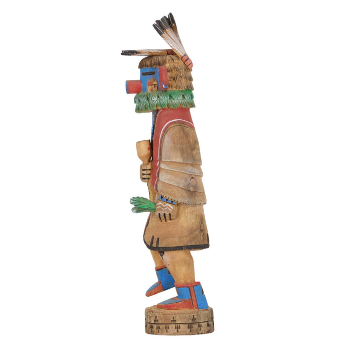 Native American Wooden Statue - Bratton's Uniques & Antiques