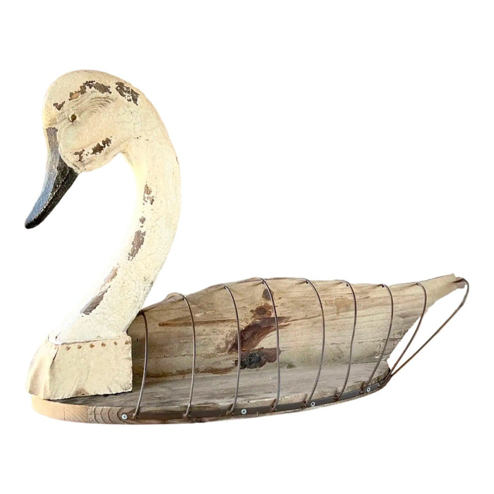 Primitive Swan Decoy Relic - Bratton's Uniques & Antiques
