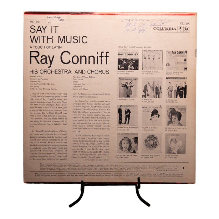 Ray Conniff "Say it With Music" Vinyl Record - Bratton House