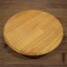 Small Round Wooden Footed Serving Platform - Bratton's Uniques & Antiques