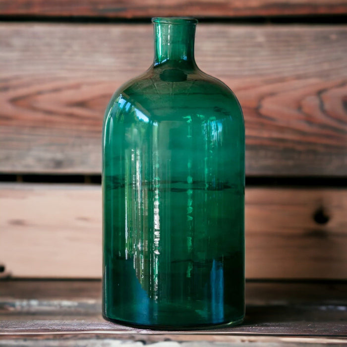 Spirits Bottle Vintage Green - Bratton's Uniques & Antiques