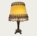 Vintage Cheyanne Co. Tiffany Style Lamp w/ Jeweled Shade (21523) - Bratton's Uniques & Antiques