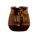 Welsh Copper Luster Pitcher with Vertical Pattern - Bratton House