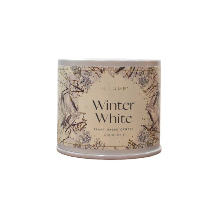 Winter White Tin Vanity Candle - Bratton's Uniques & Antiques