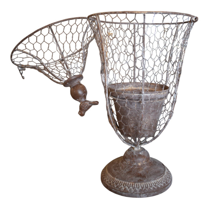 Wire Urn Planter - Bratton House