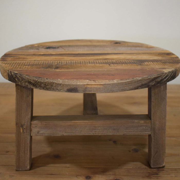 Wood Round Table Top Riser - Bratton's Uniques & Antiques